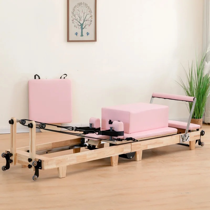 Yoga Fitness Pilates Reformer - Пилатес-реформер для дома, передвижной тренажер для