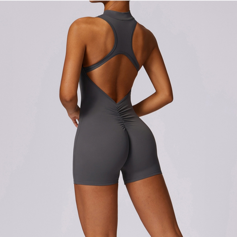 Yoga Overall Fitness - Летний комбинезон для тренировок на молнии,
