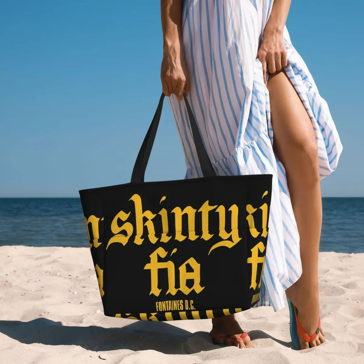 Yoga Fitness Merch - Сумка-тоут Fontaines DC Merch Skinty Fia