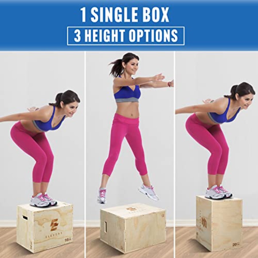 Деревянный плиобокс 3-в-1 для  – обзор и цена Plyo Jump Box