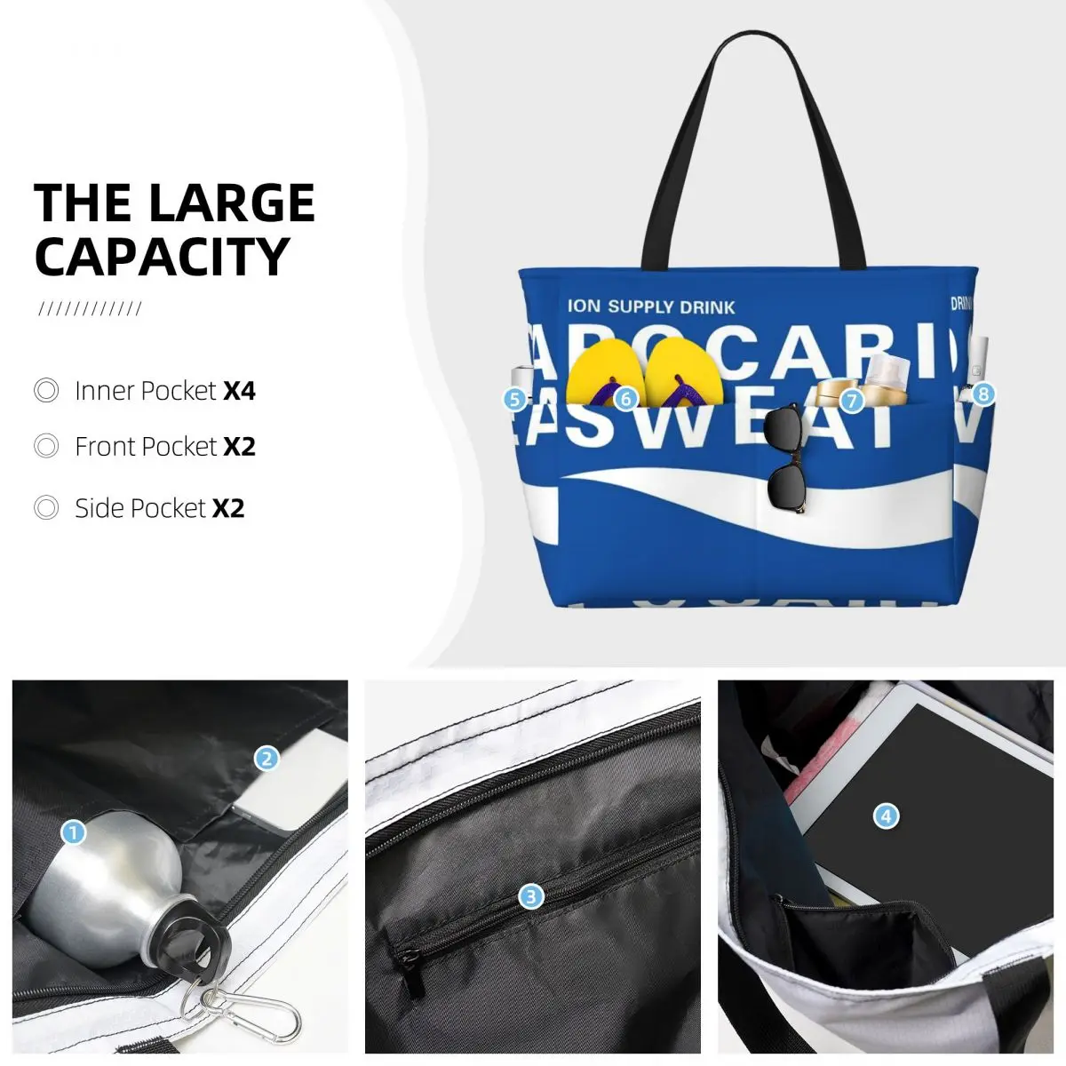 Спортивная сумка-тоут Pocari S – обзор и цена Yoga Fitness Merch