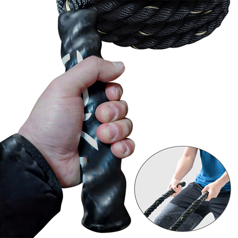 Трос для фитнеса и тренировок  – обзор и цена Battle Rope Exercise