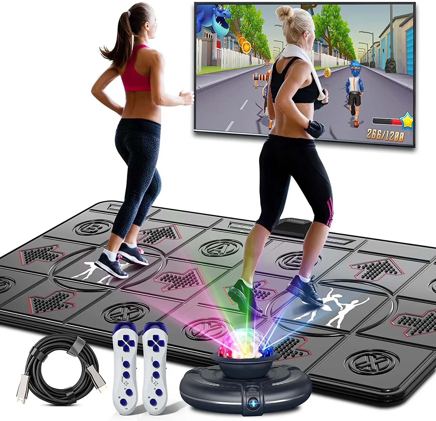 Беспроводной двойной танцеваль – обзор и цена Yoga Fitness Tva
