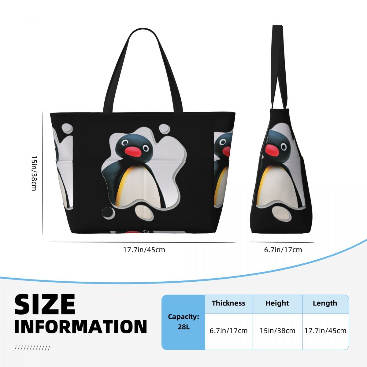 Сумка-тоут Pingu Pinga Penguin – обзор и цена Yoga Fitness Tva