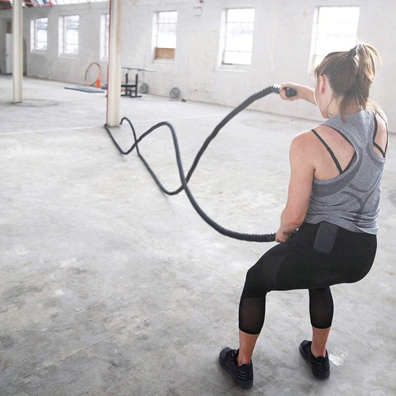 Фитнес-канаты для кроссфита 9М – обзор и цена Battle Rope Exercise